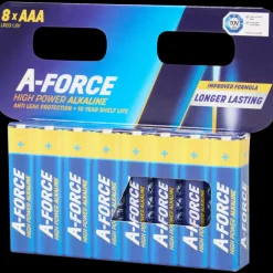 A-Force High Power Alkaline batterijen AAA 8 Stuks | Action NL