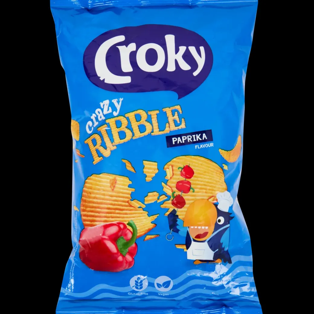Croky Crazy Ribble chips Paprika | Action NL