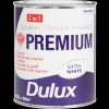 Dulux Premium acryllak satin white Wit 0.75 liter | Action NL