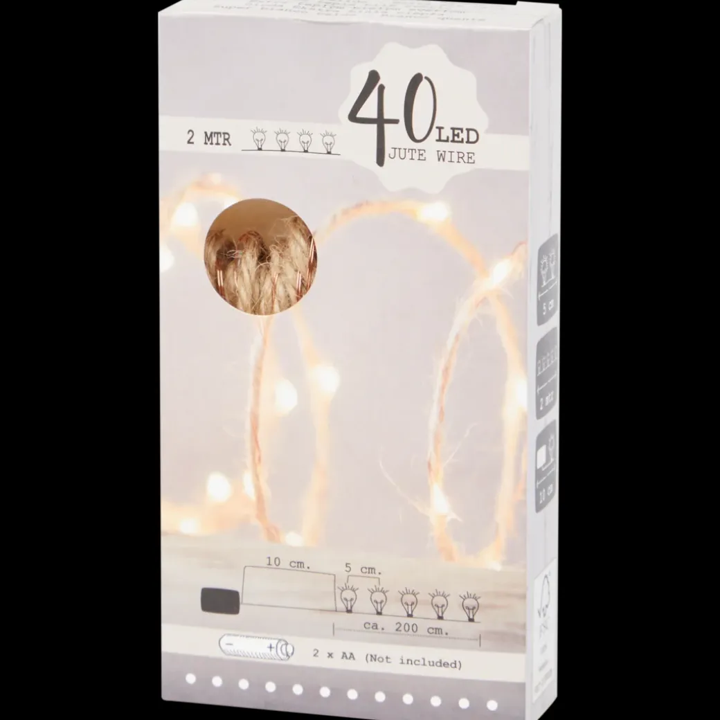 Jute touw met ledverlichting | Action NL
