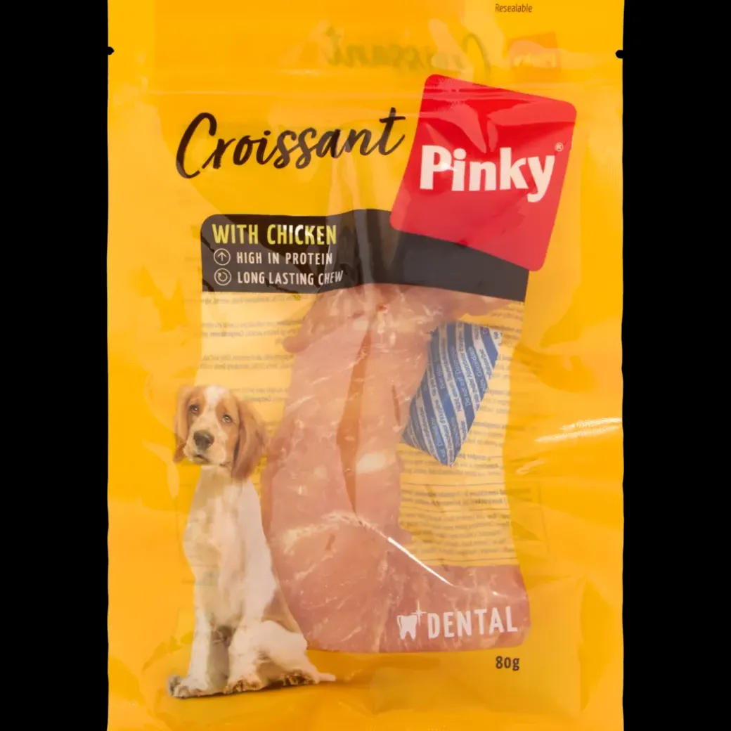 Pinky rawhide croissant hondensnack | Action NL