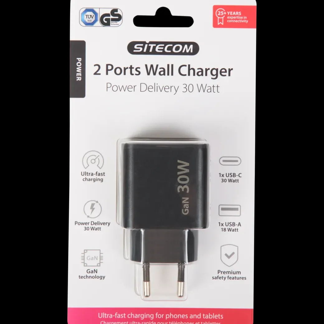 Sitecom snelle wandlader GaN | Action NL