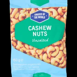 Snacks of the World ongezouten cashewnoten | Action NL