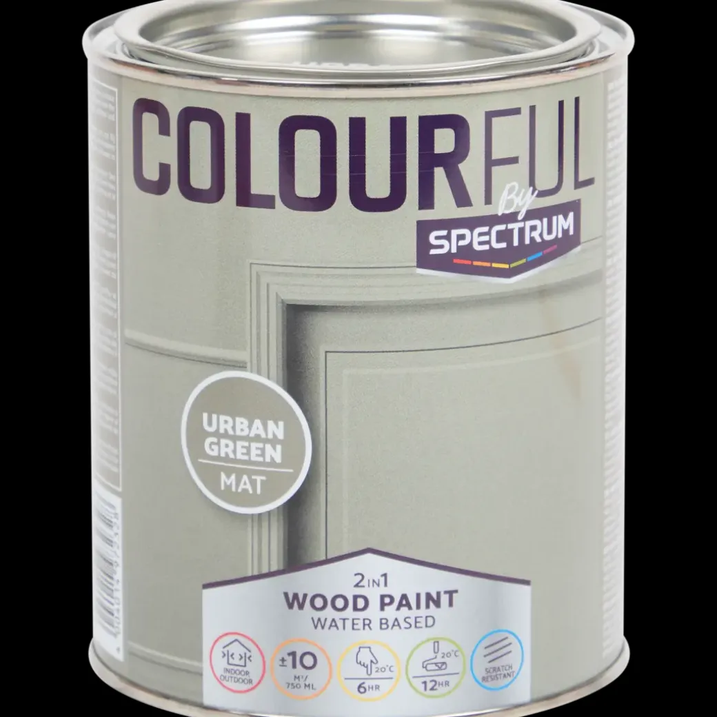 Spectrum Colourful 2-in-1 meubelverf Urban Green Groen | Action NL