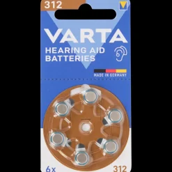 Varta hoortoestelbatterijen 312 6 Stuks | Action NL
