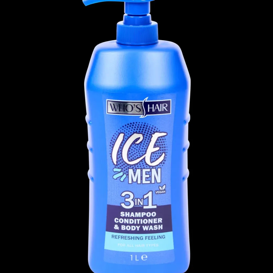 Who's Hair 3-in-1 Ice Men 1 liter | Action NL